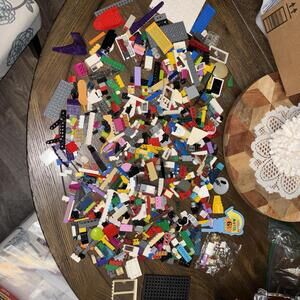 LEGO Bulk Lot of BUILDING BRICKS And Pieces 2 Lbs Grab Bag